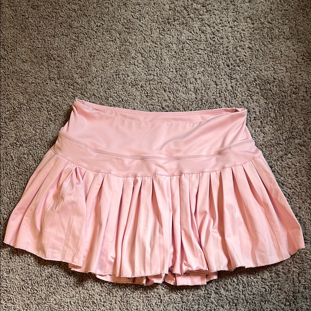 Light Pink Gold Hinge Tennis Skirt - no tags rarely worn!!!